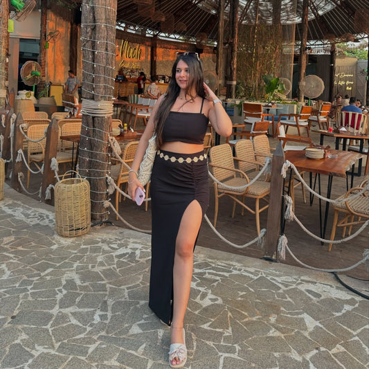 TANDUL Women Bodycon Black Dress