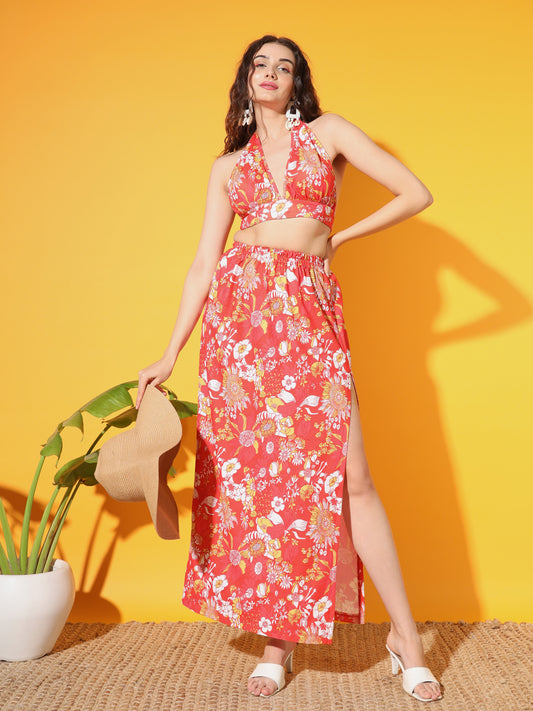 TANDUL Women Fit and Flare Multicolor Dress