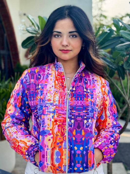 TANDUL Women Printed Puffer Jacket