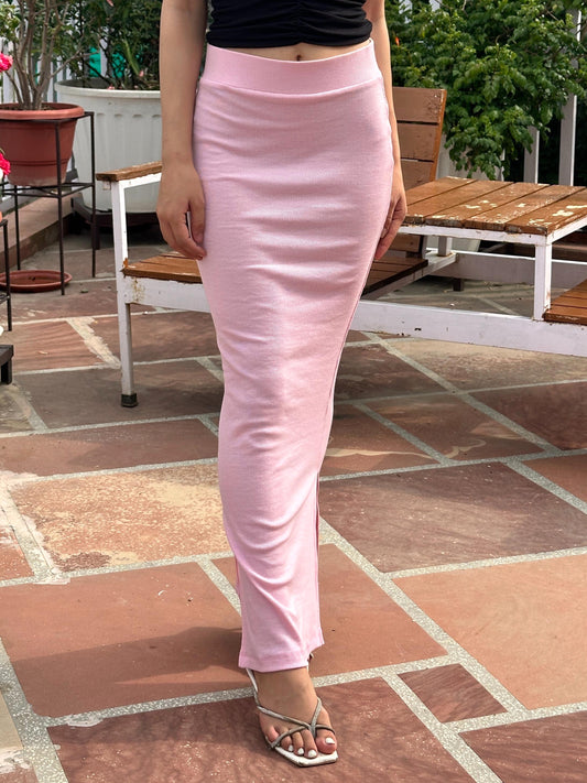 TANDUL Women Solid Pink Long Skirt