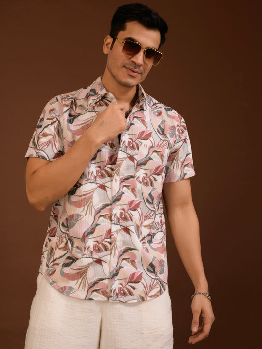 TANDUL Men Regular Fit Printed Casual Shirt
