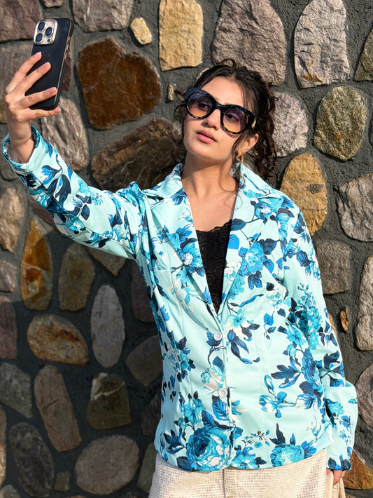 TANDUL Women Multicolor Floral Printed Blazer