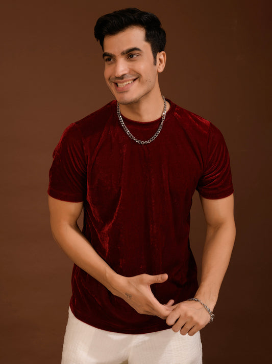 TANDUL Men Regular Fit Printed Casual T-Shirt