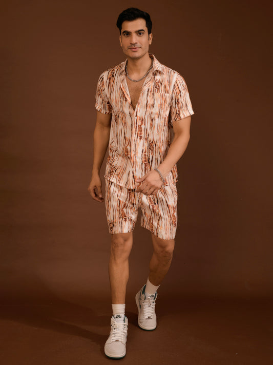 TANDUL Shirt Regular Shorts Co-ords Set