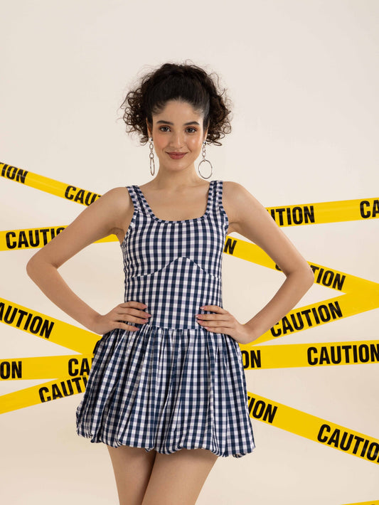 TANDUL Women Fit and Flare Blue Dress