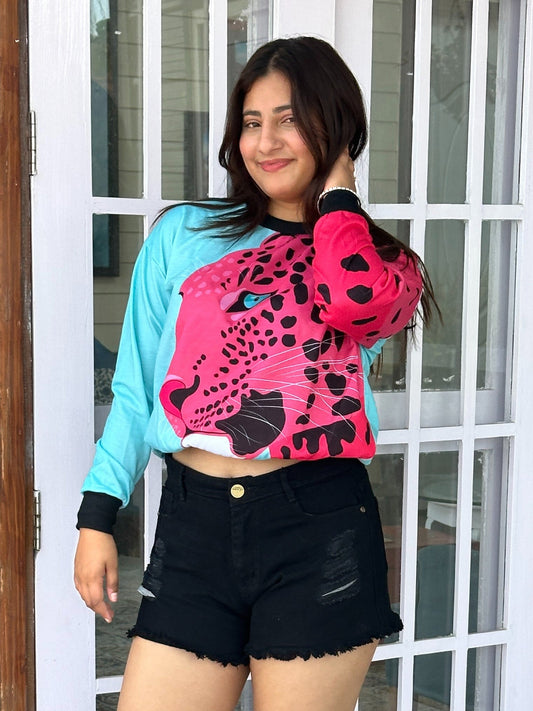 TANDUL Women Tiger Printed Sweatshirt