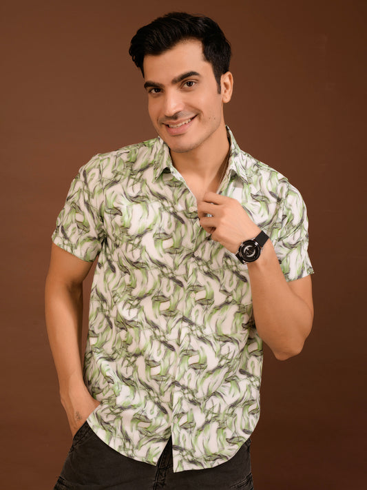 TANDUL Men Regular Fit Printed Casual Shirt