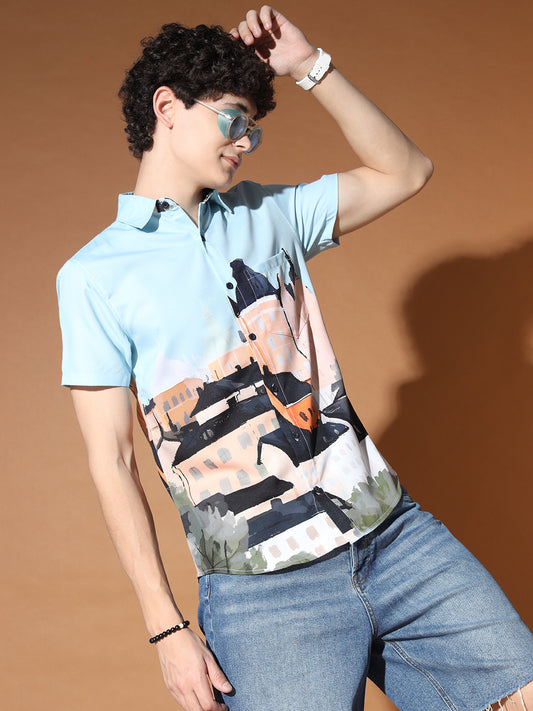 TANDUL Men Regular Fit Printed Casual Shirt