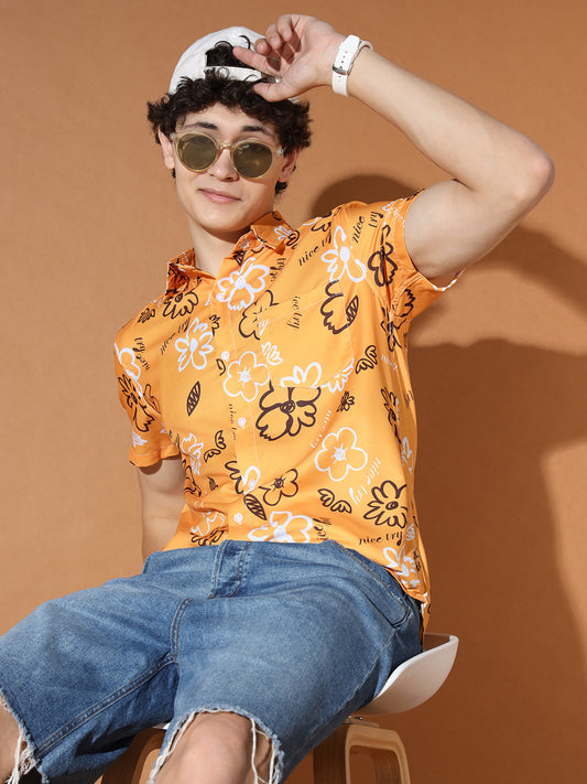 TANDUL Men Regular Fit Printed Casual Shirt