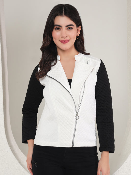 TANDUL Women Solid Quilted Jacket