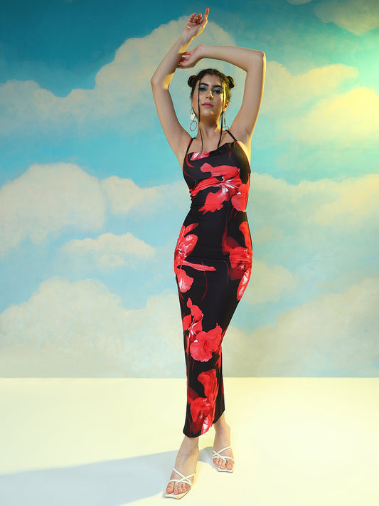 TANDUL Women Bodycon Black Dress