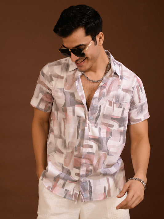 TANDUL Men Regular Fit Printed Casual Shirt