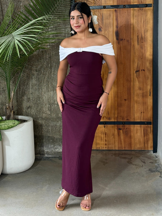 TANDUL Women Stunning Off-shoulder Dress