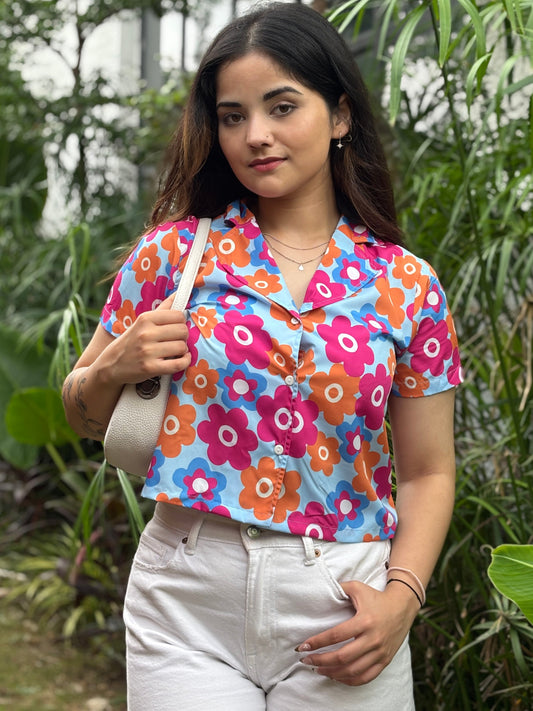 TANDUL Women Vibrant Floral Shirt