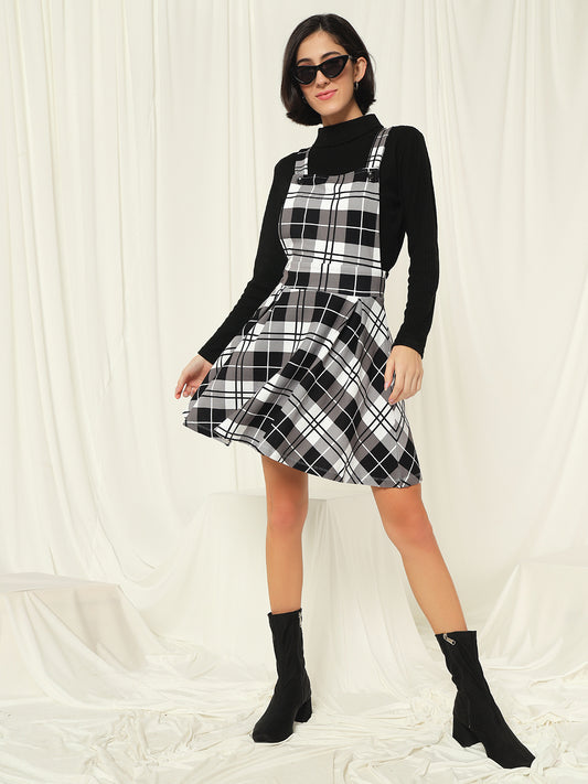 TANDUL Women Black Dungaree