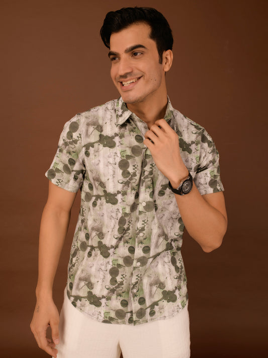 TANDUL Men Regular Fit Printed Casual Shirt