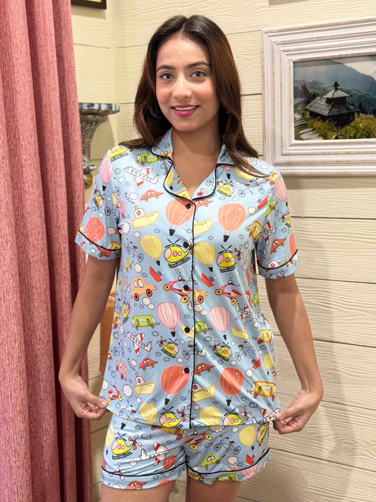 TANDUL Women Pretty Printed Nightsuit