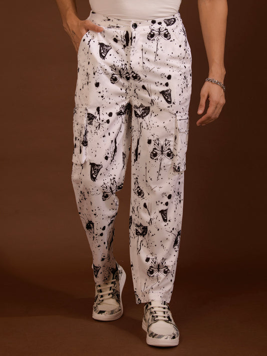 TANDUL Men Regular Fit Multicolor Lycra Blend Trousers