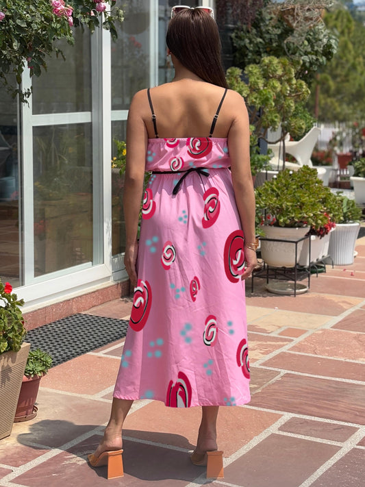 Tandul Women Stunning Tiger Graphic Printed Dress