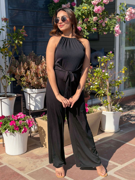 TANDUL Women Solid Black Jumpsuit