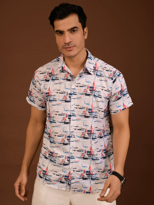 TANDUL Men Regular Fit Printed Casual Shirt