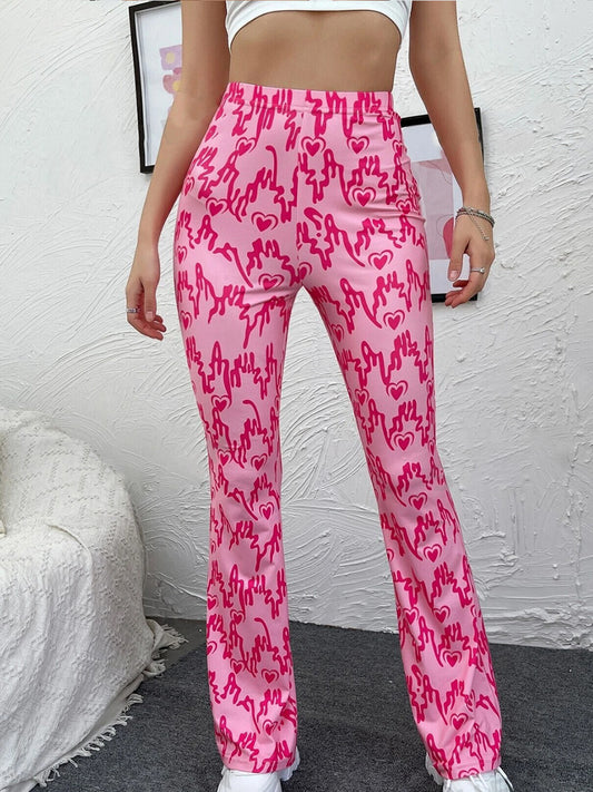 TANDUL Women Regular Fit Multicolor Lycra Blend Trousers