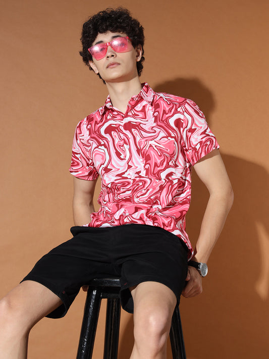 TANDUL Men Regular Fit Printed Casual Shirt