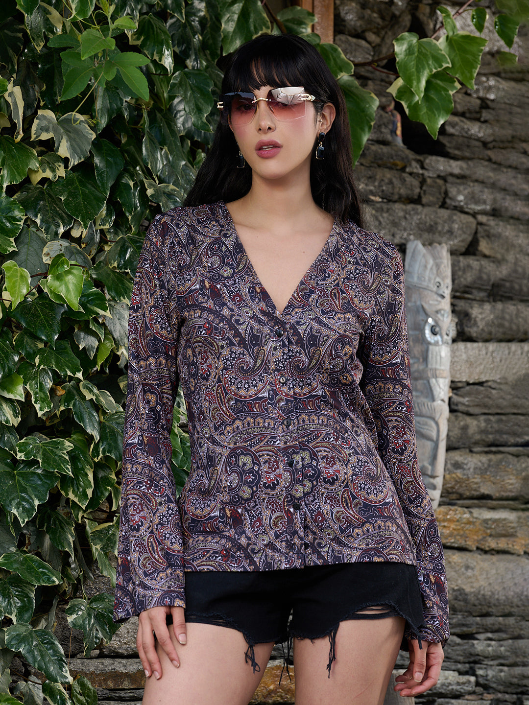 TANDUL Women Paisley Printed Shirt