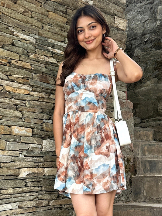 TANDUL Women Multicolor Printed Flared Dress