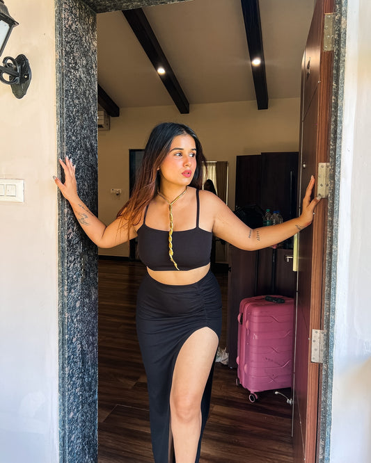 TANDUL Tunic Skirt Co-ords Set