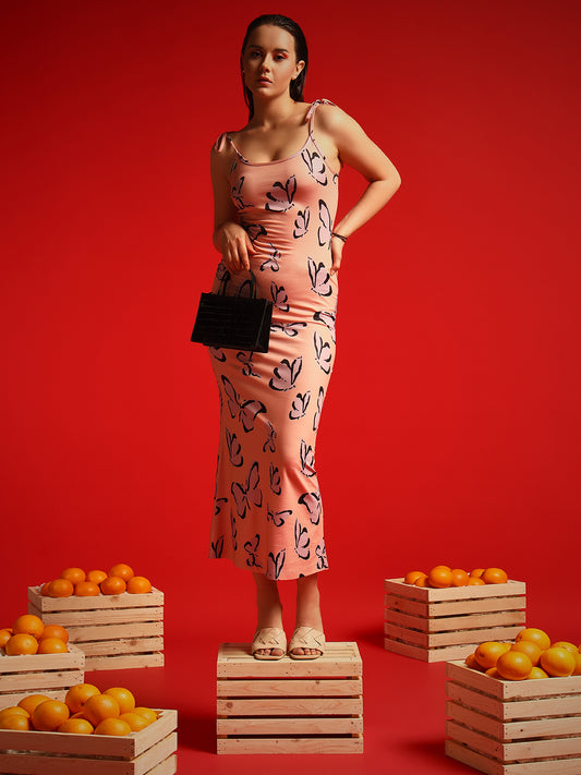 TANDUL Women Bodycon Pink Dress