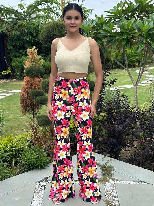 TANDUL Women Stunning Floral Printed Trouser