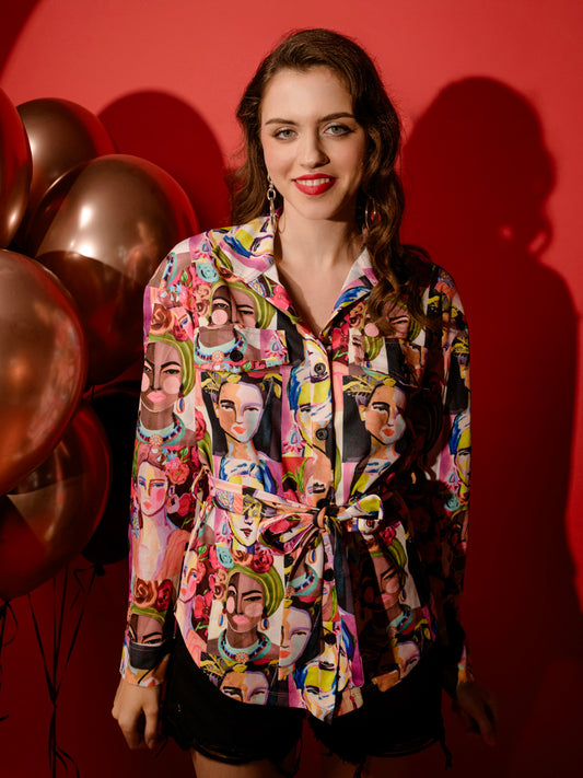 TANDUL LYCRA BLEND Printed Coat For Women