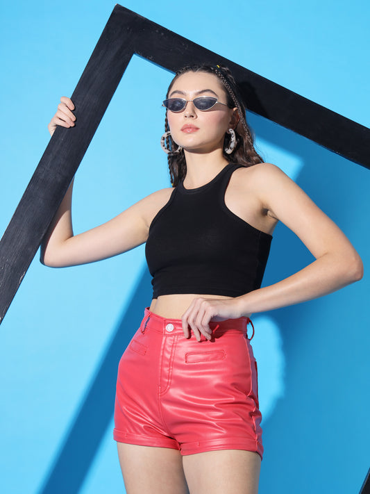 TANDUL Solid Women Pink Regular Shorts