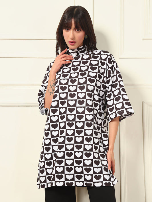TANDUL Women Oversize Printed Tunic