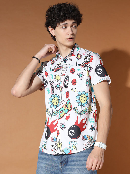 TANDUL Men Regular Fit Printed Casual Shirt