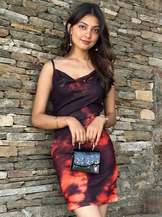 Women Bodycon Multicolor Dress