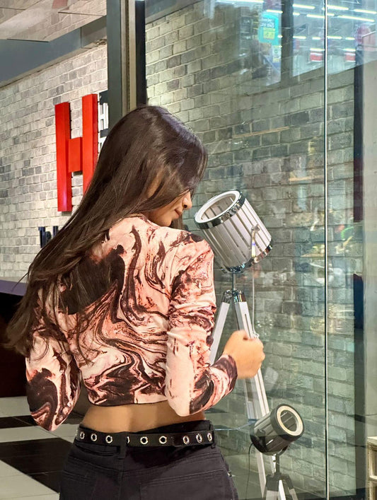 TANDUL Casual Regular Sleeves Printed Women Multicolor Top