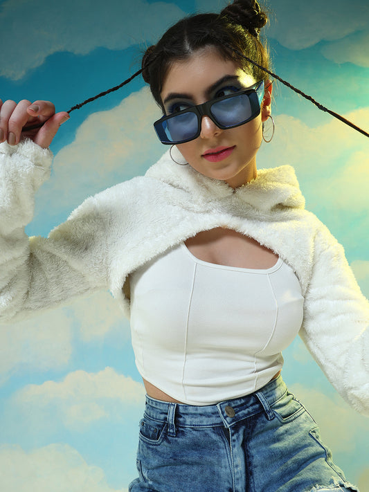 TANDUL Women Self Design Cape Jacket