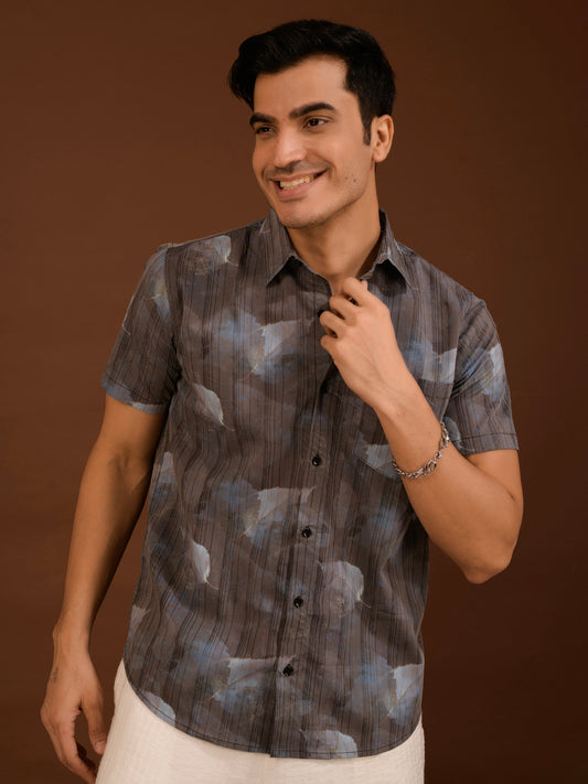 TANDUL Men Regular Fit Printed Casual Shirt
