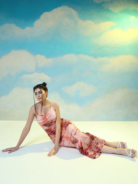 TANDUL Women Bodycon Brown Dress