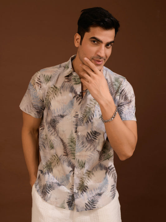 TANDUL Men Regular Fit Printed Casual Shirt