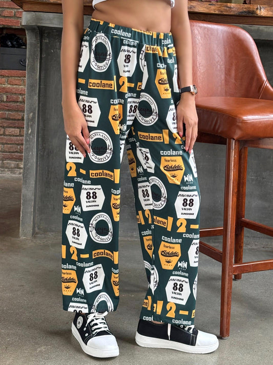 TANDUL Women Green Printed Trouser