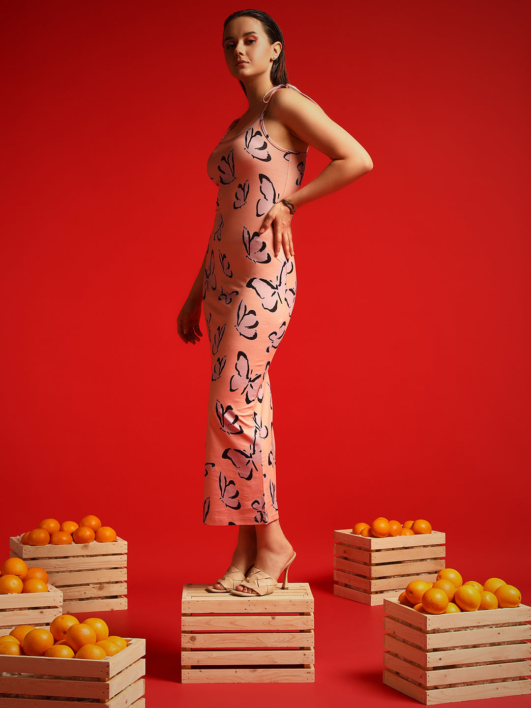 TANDUL Women Bodycon Pink Dress