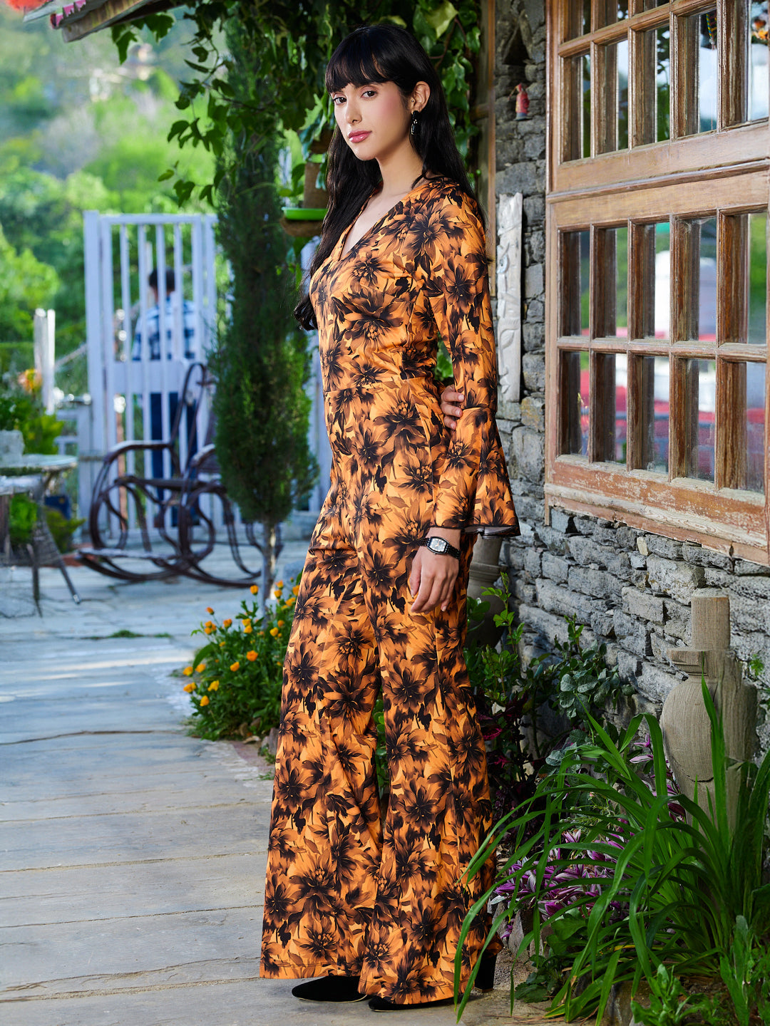 TANDUL Women Sunflower Printed Jumpsuit