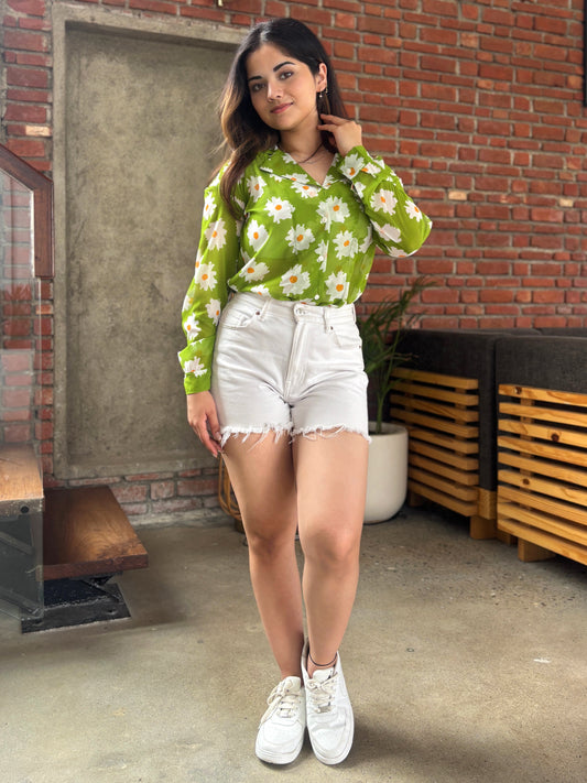 TANDUL Women Regular Fit Printed Casual Shirt