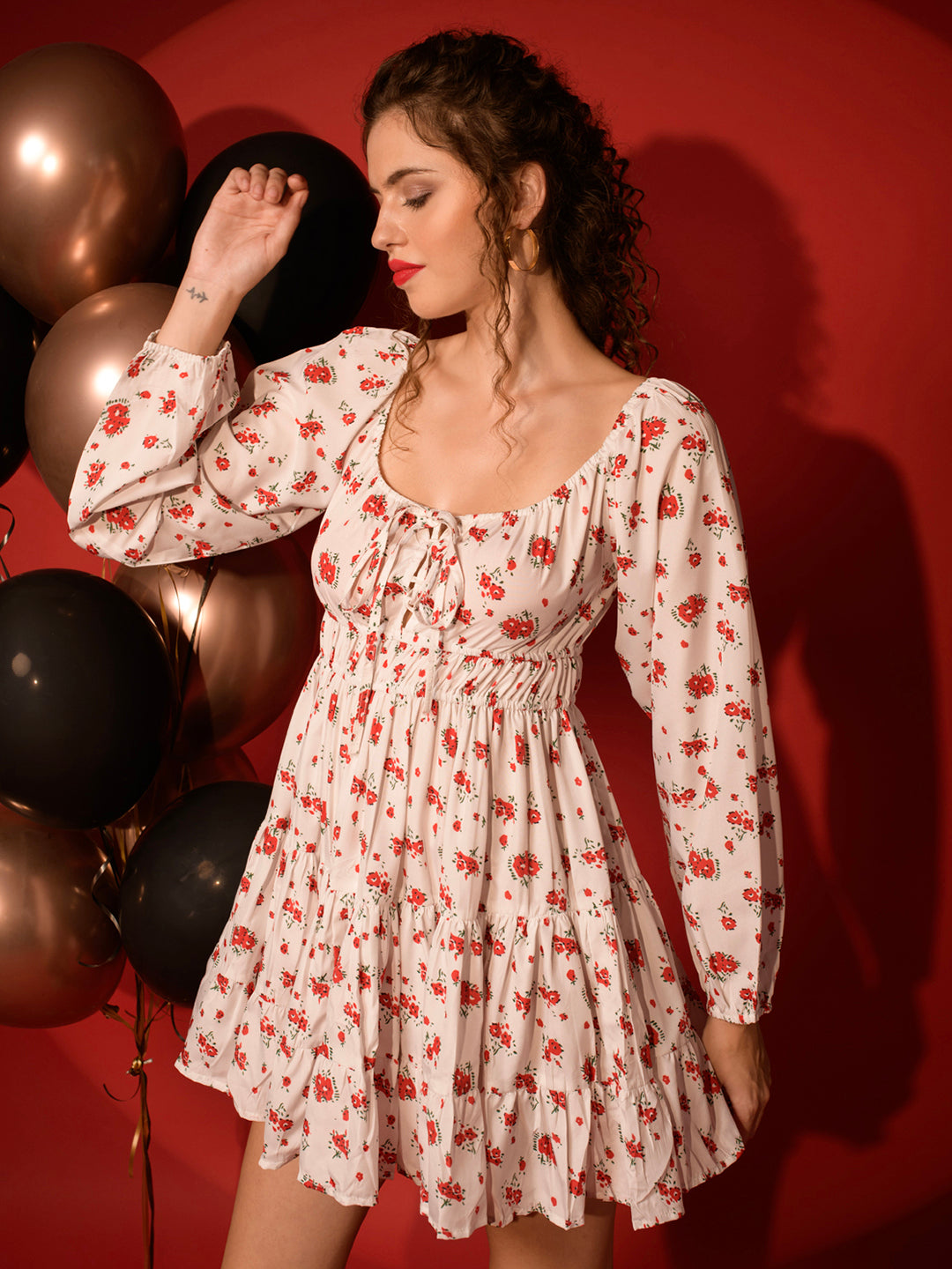 TANDUL Women Fit and Flare Multicolor Dress