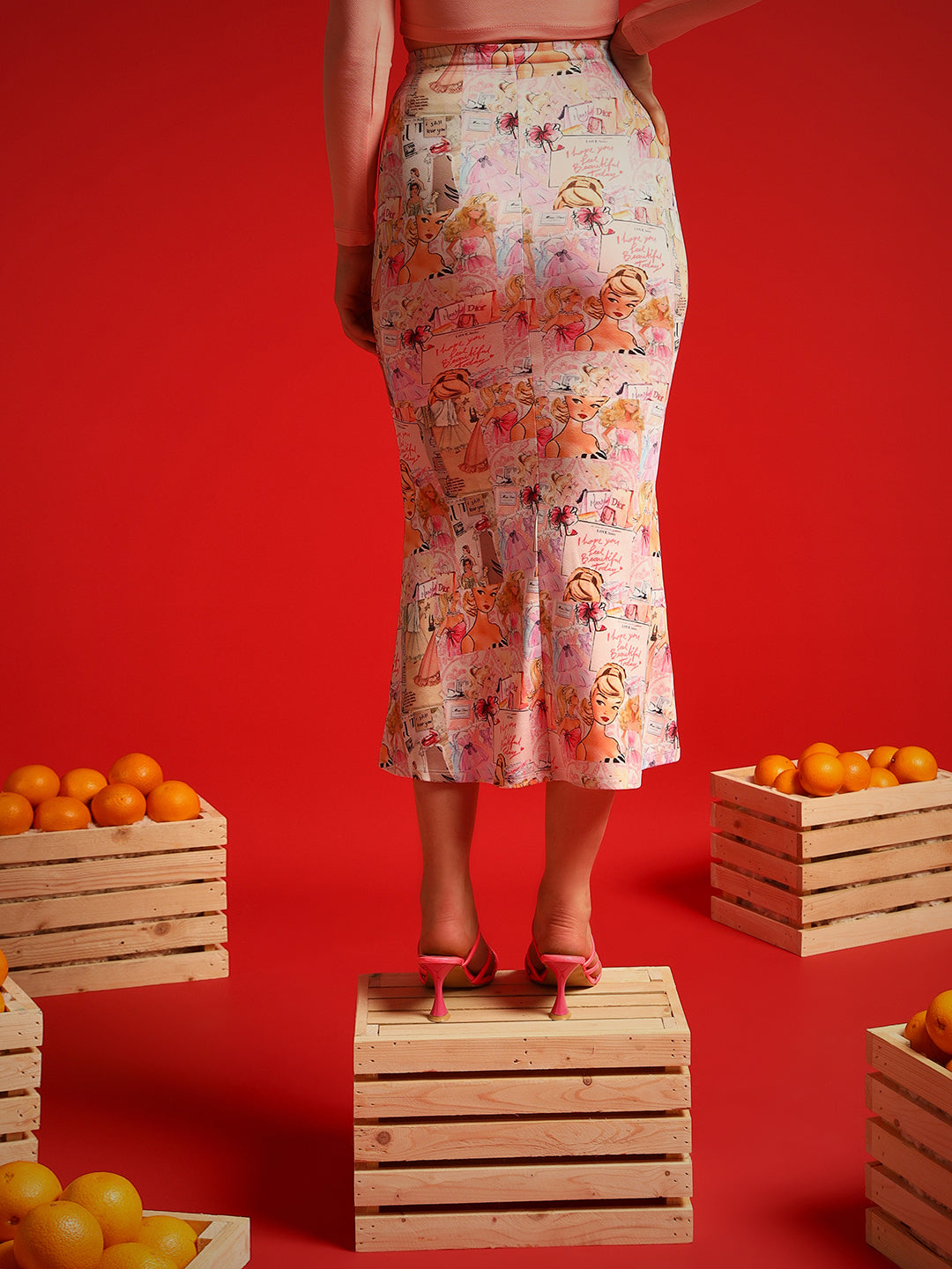 TANDUL Women Printed Flared Multicolor Skirt