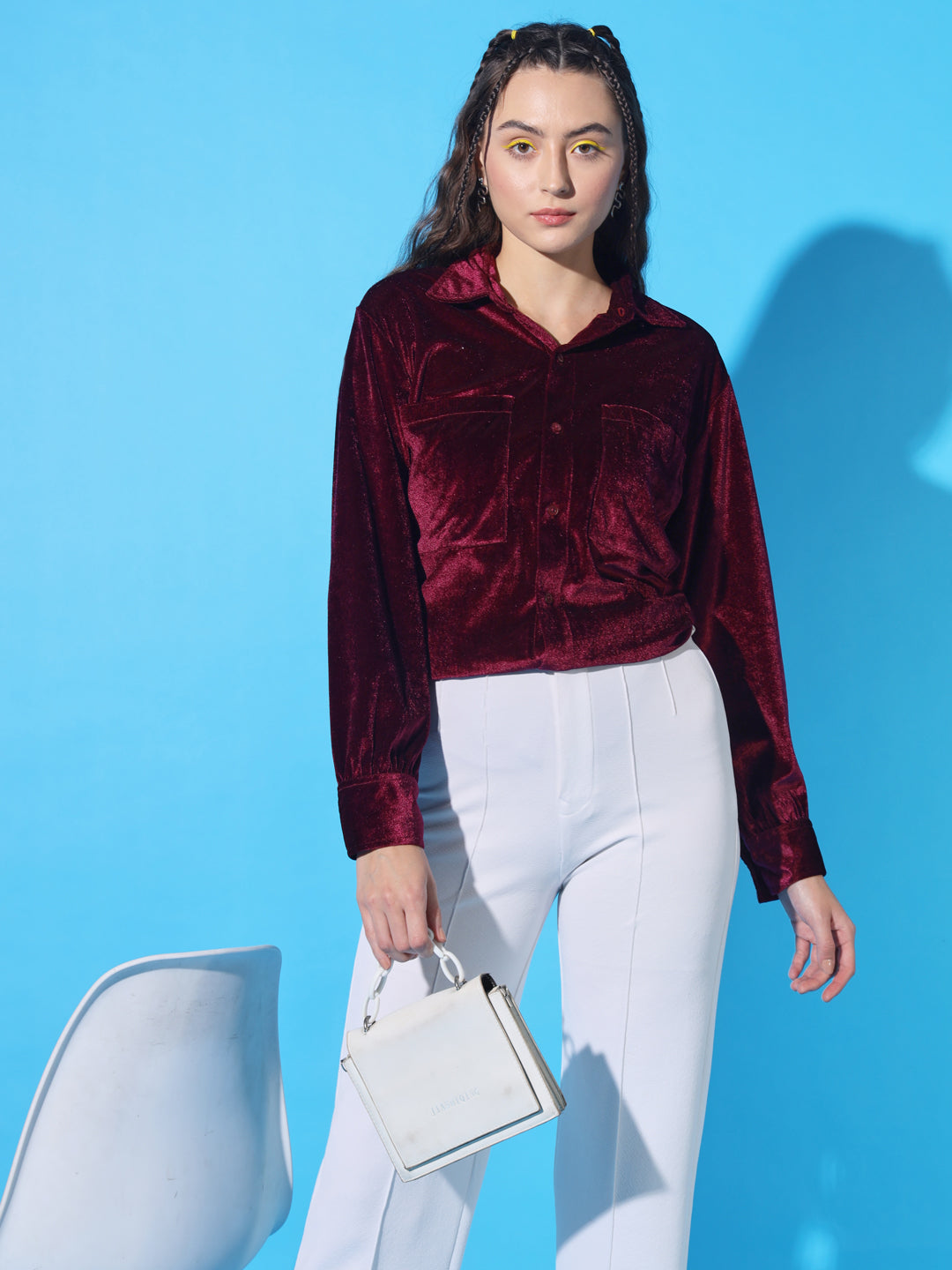 TANDUL Women Regular Fit Solid Casual Shirt