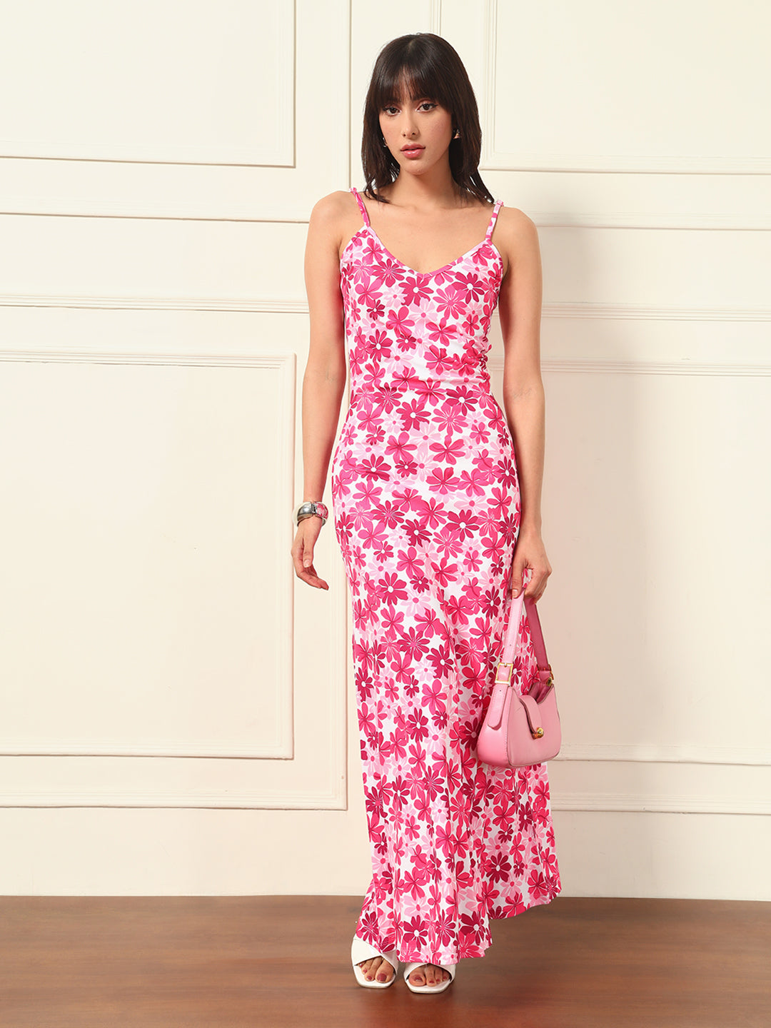 TANDUL Women Pink Floral Dress